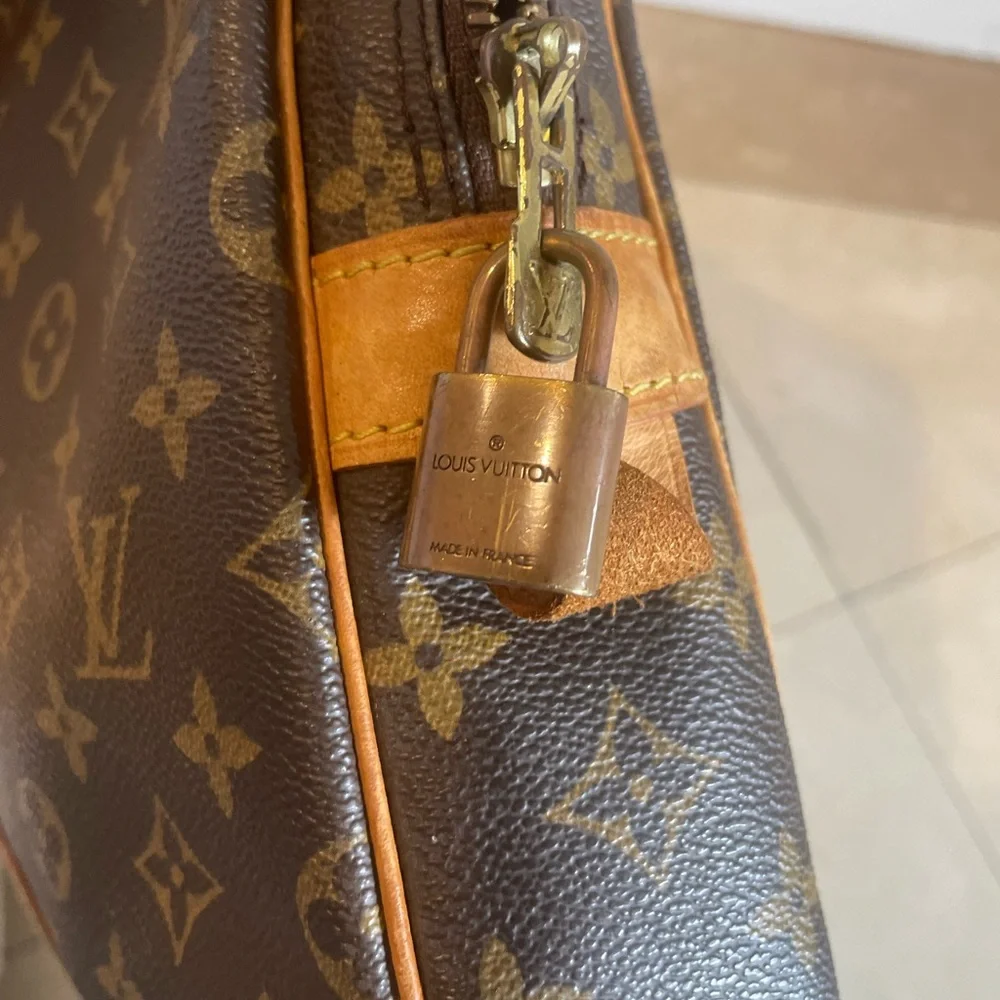 Louis Vuitton Monogram Brown and Tan Briefcase